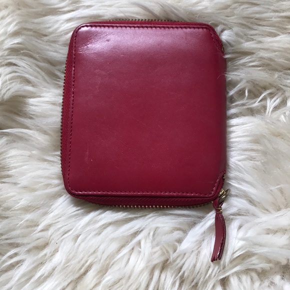 Comme does Garçons red wallet with coin holder - Picture 2 of 5